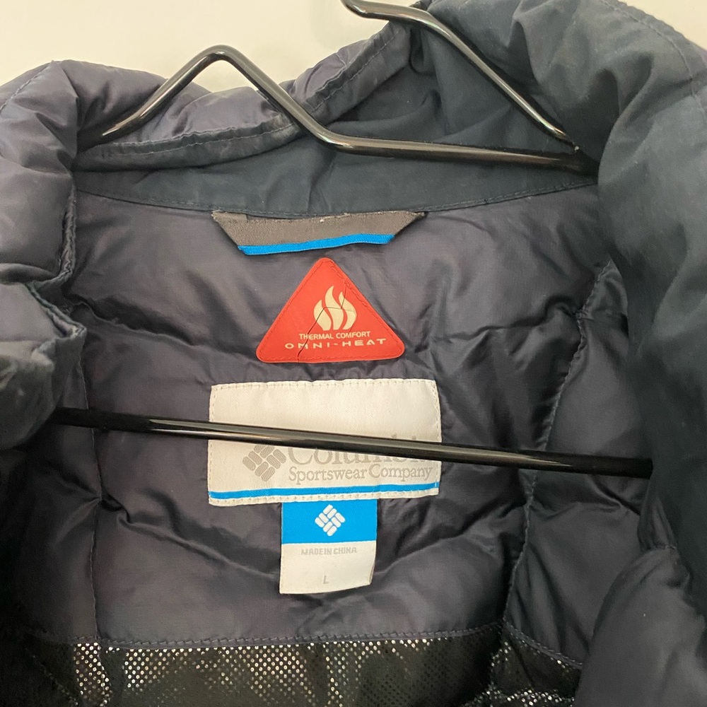 Columbia Navy Puffer Jacket size L